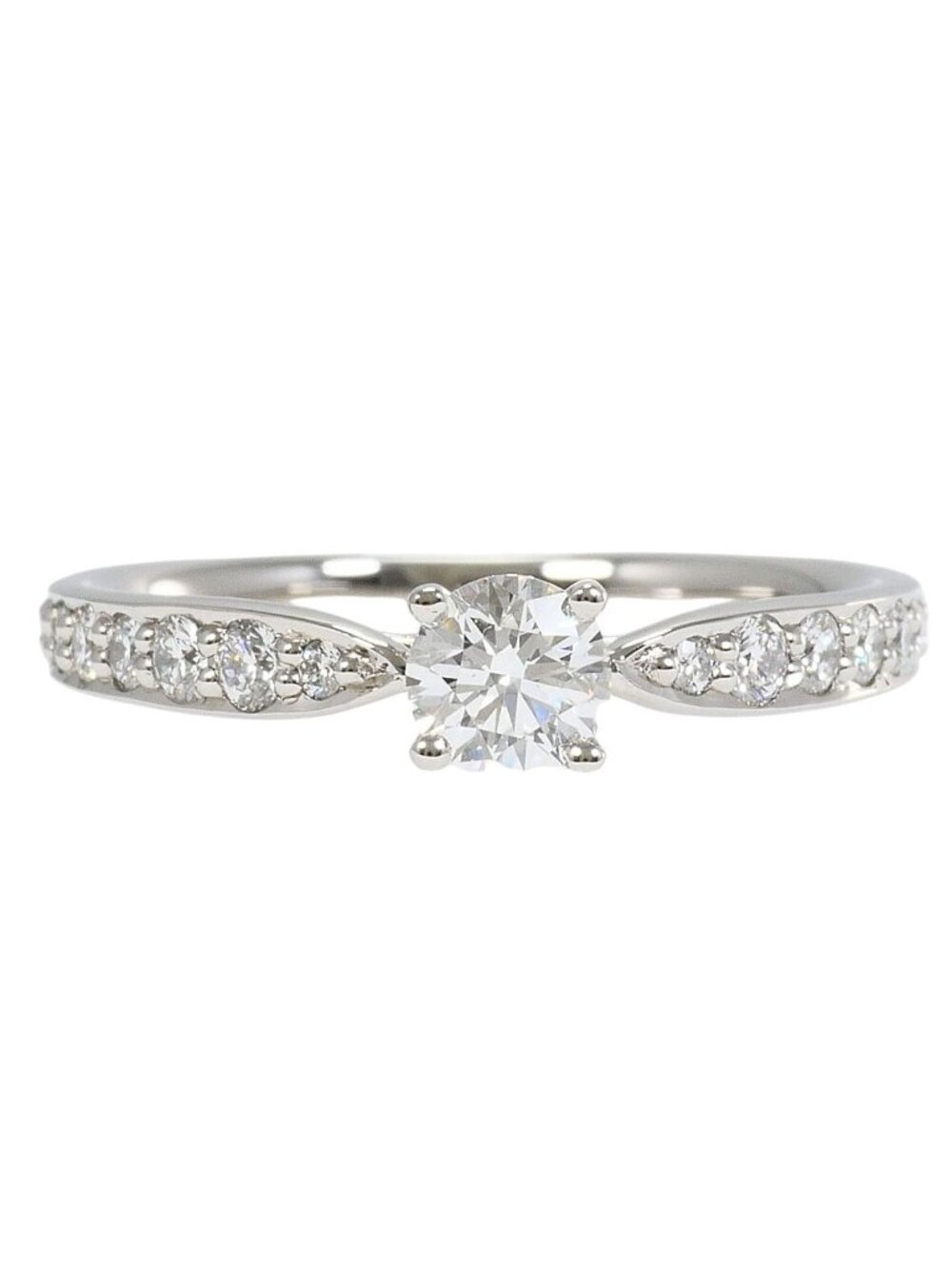 Tiffany & Co Solitaire Platinum Ring Diamond